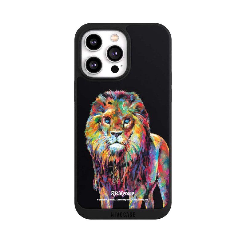 iPhone 14 Pro Max NIVOpure Lion Colorful Art By P.D. Moreno