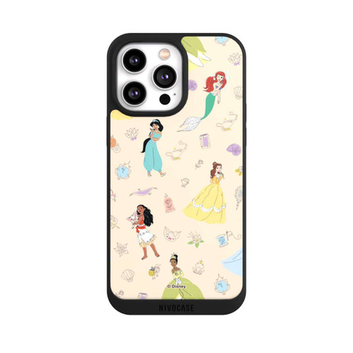 Apple iPhone 14 Pro Max NIVOpure Princess Pattern Beige Disney Princess