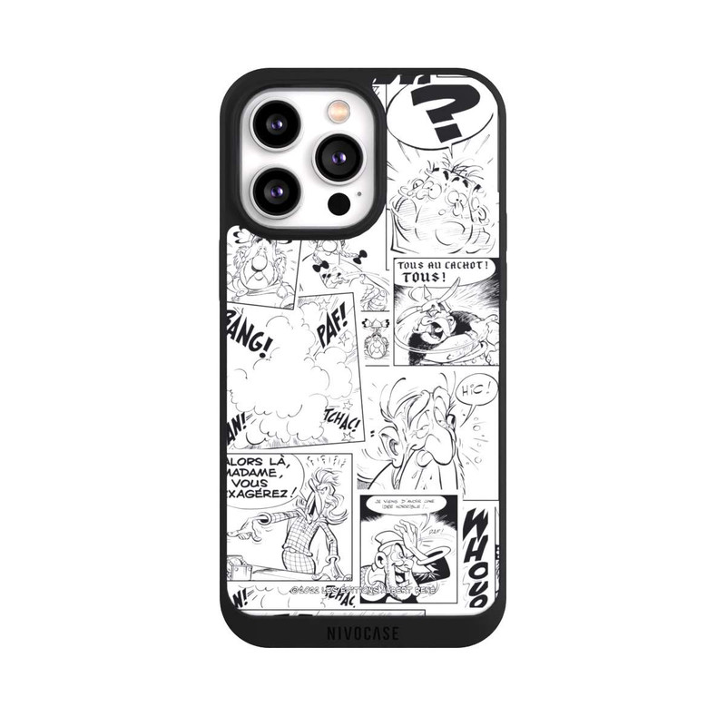 iPhone 14 Pro Max NIVOpure BD Astérix Blanc & Noir