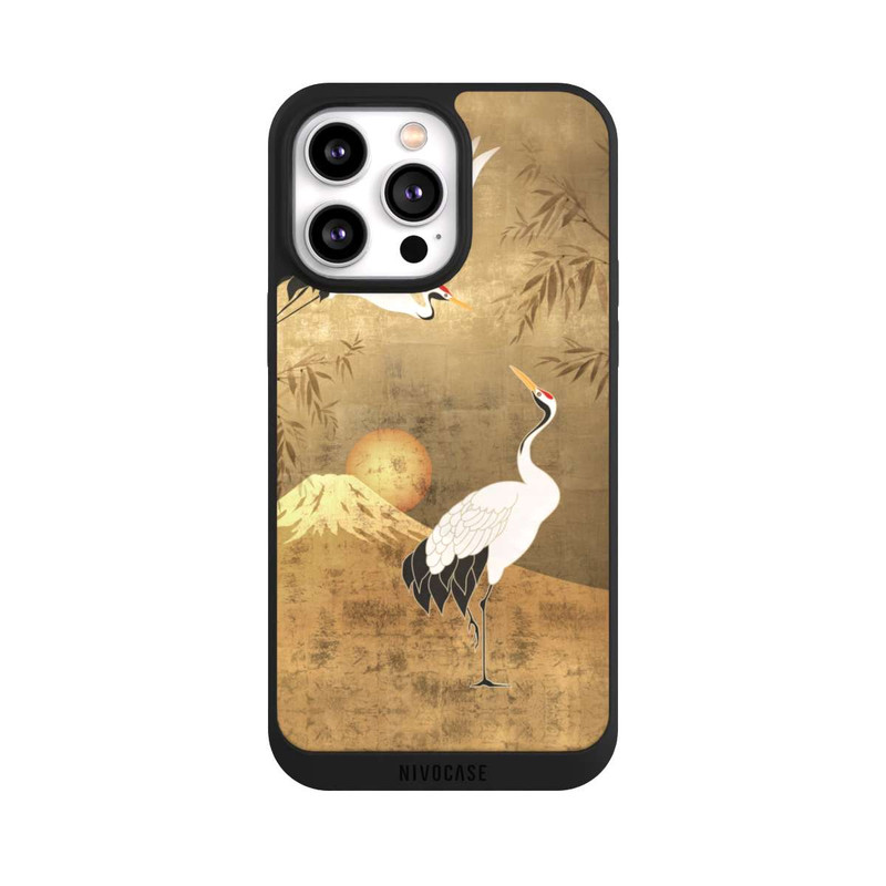 iPhone 14 Pro Max NIVOpure Kraniche Gold Japan 1