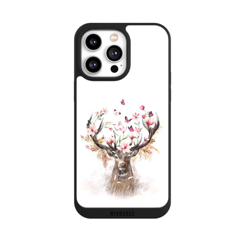 Apple iPhone 14 Pro Max NIVOpure Hirsch Blumen Geweih