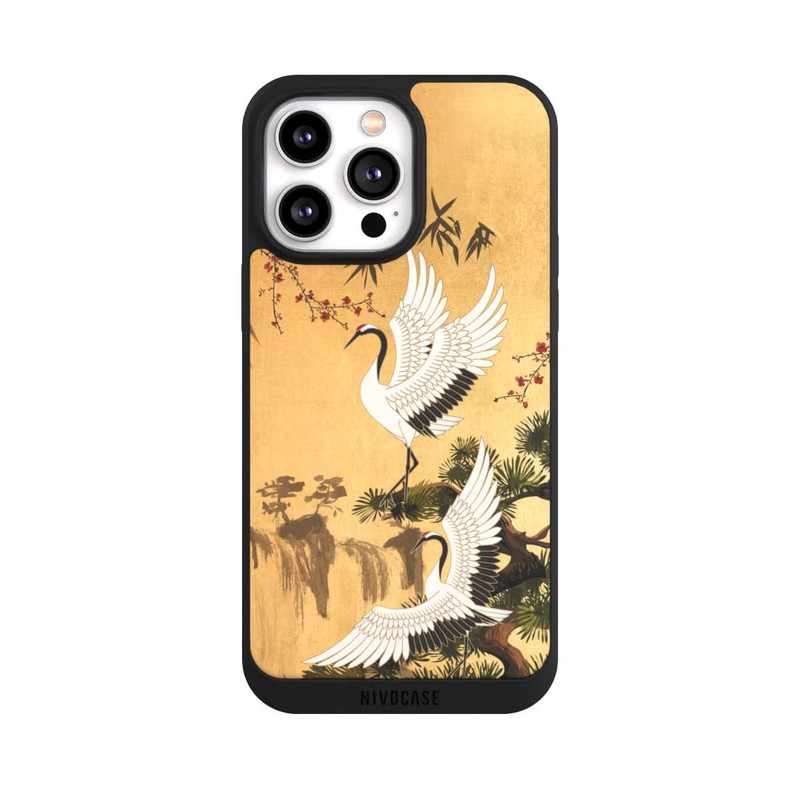 iPhone 14 Pro Max NIVOpure Grues Japonaises Or
