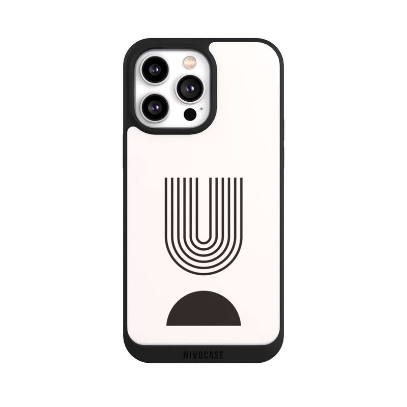 iPhone 14 Pro Max NIVOpure Art moderne Lignes noires