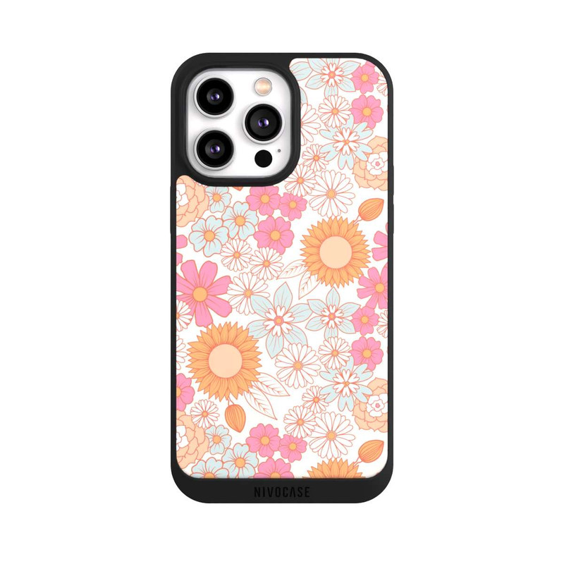 iPhone 14 Pro Max NIVOpure Fleurs Bohémienne Rétro 1