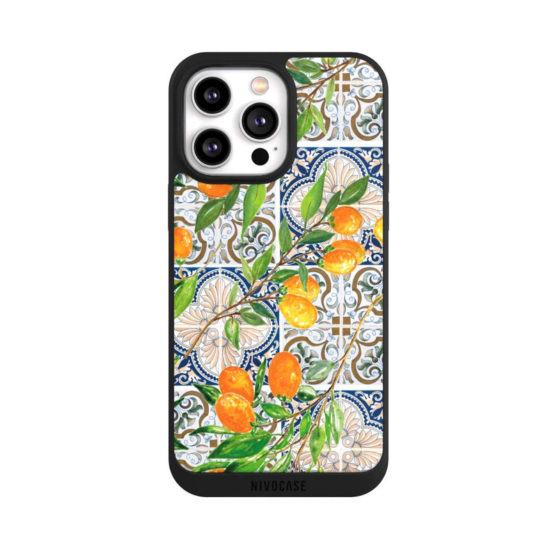 iPhone 14 Pro Max NIVOpure Greek oranges pattern