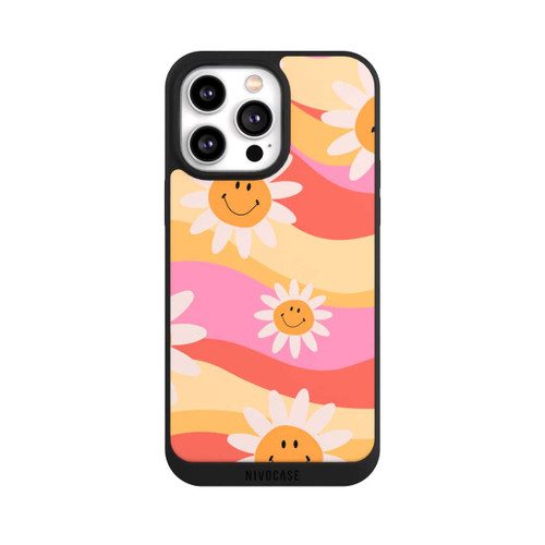 Apple iPhone 14 Pro Max NIVOpure Retro Smiles Orange Colorful