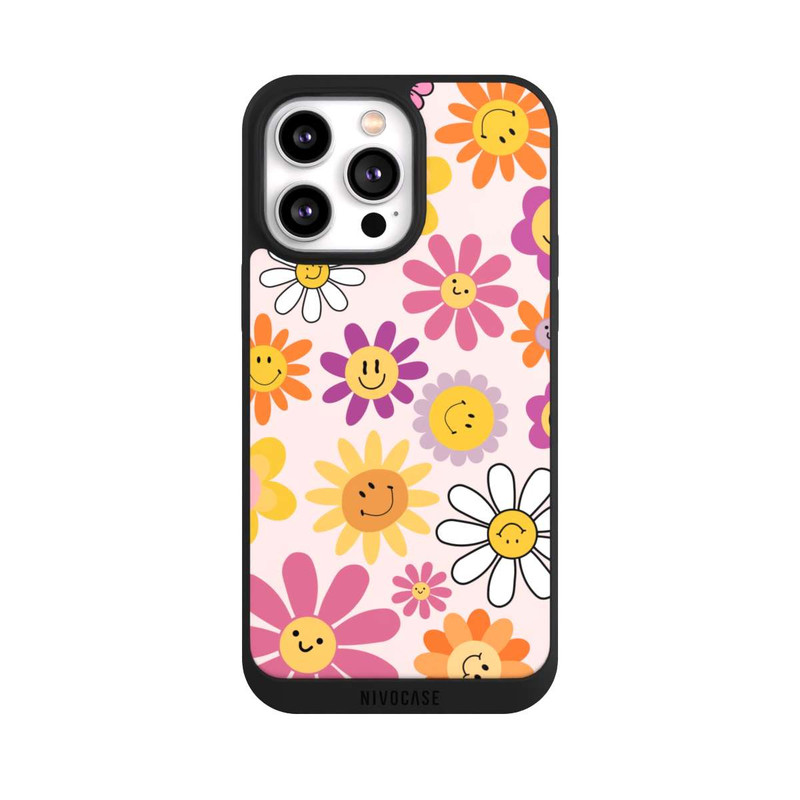 iPhone 14 Pro Max NIVOpure Smiles Pink Flowers