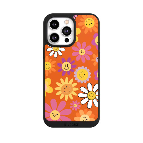 Apple iPhone 14 Pro Max NIVOpure Smiles Orange Flowers
