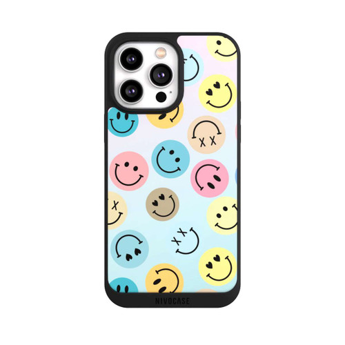 Apple iPhone 14 Pro Max NIVOpure Smiles Emotes Pattern Colorful