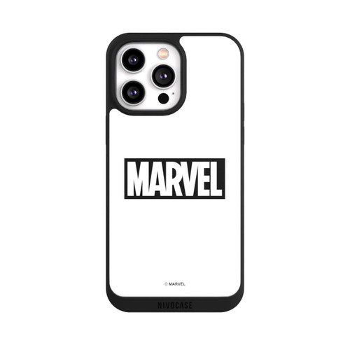Apple iPhone 14 Pro Max NIVOpure Marvel Logo White