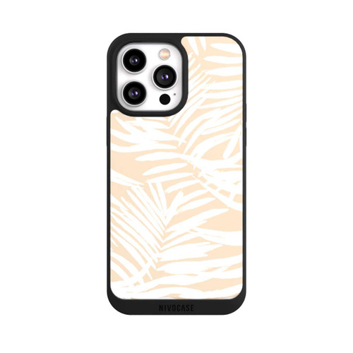 Apple iPhone 14 Pro Max NIVOpure Beige Boho Fern Background