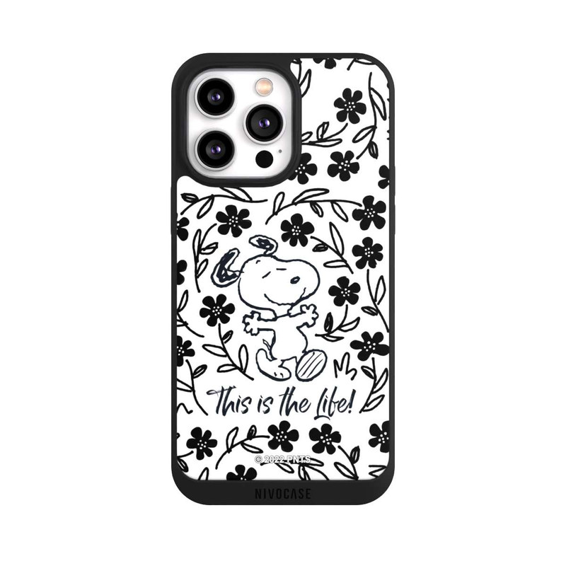 iPhone 14 Pro Max NIVOpure Snoopy Black and White This Is The Life