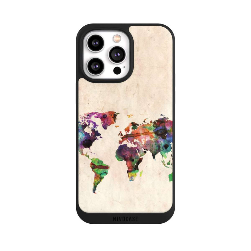 iPhone 14 Pro Max NIVOpure World Map by Michael Tompsett