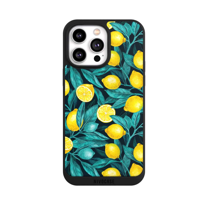 iPhone 14 Pro Max NIVOpure Lemons And Leaves Dark