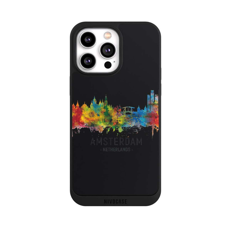 iPhone 14 Pro Max NIVOpure Amsterdam Netherlands Skyline Black