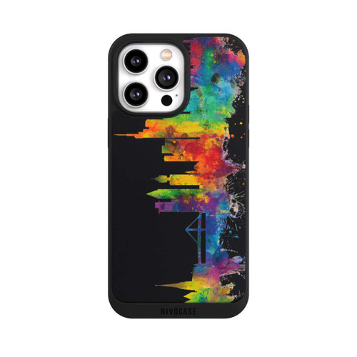 Apple iPhone 14 Pro Max NIVOpure Ligne d'horizon de Francfort Allemagne Noir