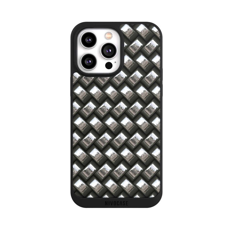 iPhone 14 Pro Max NIVOpure Glamour Silver Metal