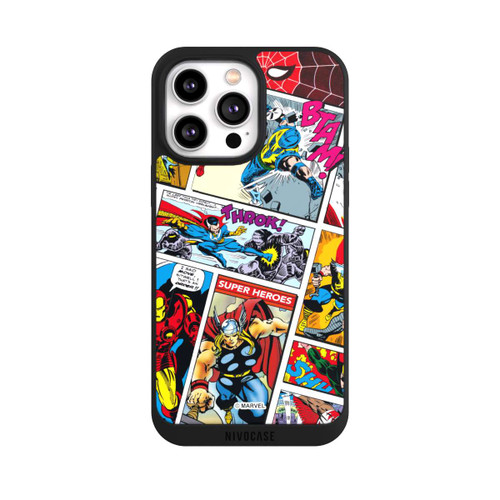 Apple iPhone 14 Pro Max NIVOpure Marvel Retro Comic Blue