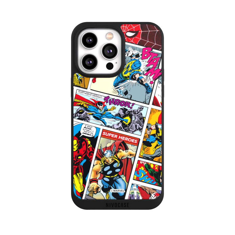 iPhone 14 Pro Max NIVOpure Marvel Retro Comic Blue
