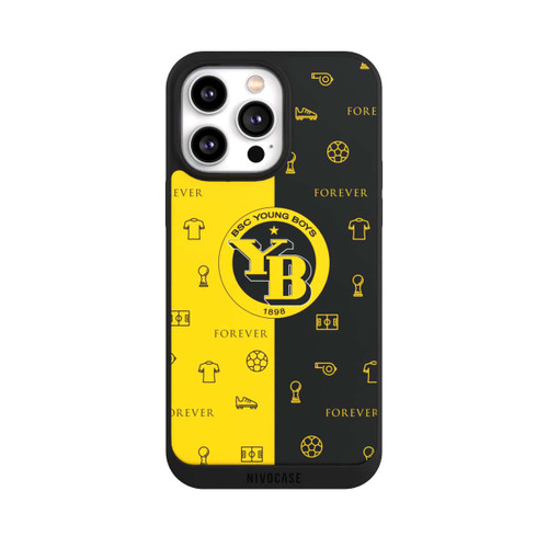 Apple iPhone 14 Pro Max NIVOpure BSC YB Jaune Noir Motif