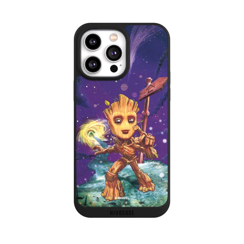 iPhone 14 Pro Max NIVOpure Baby Groot Galaxy Touch