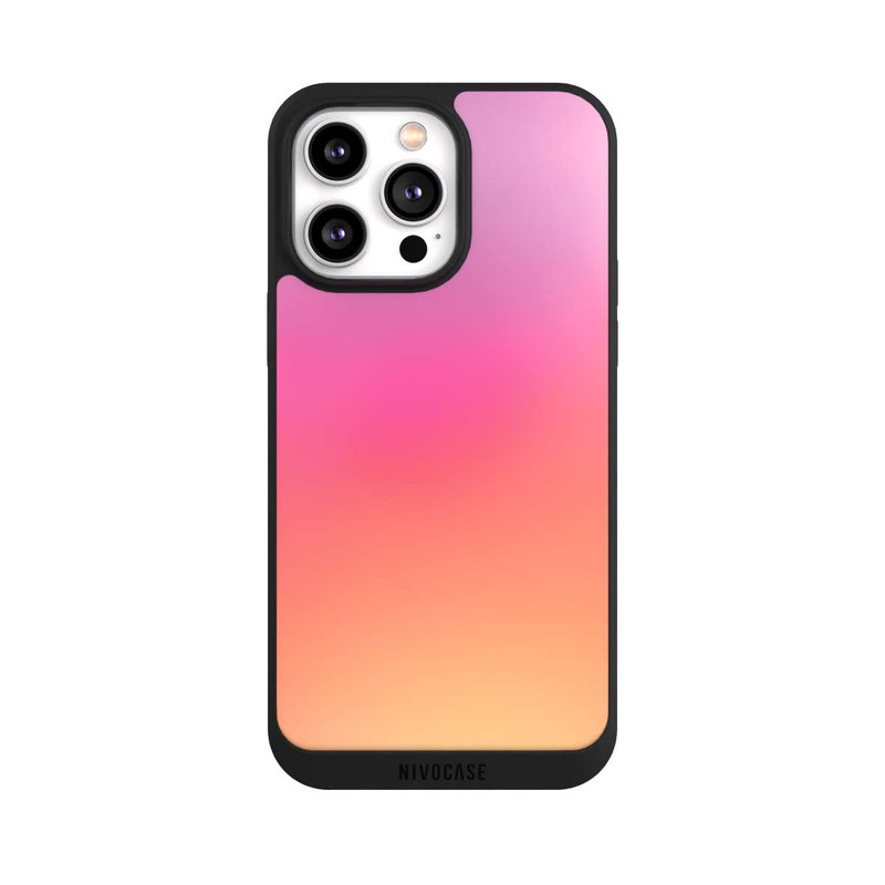 iPhone 14 Pro Max NIVOpure Pastell Pink Glitch