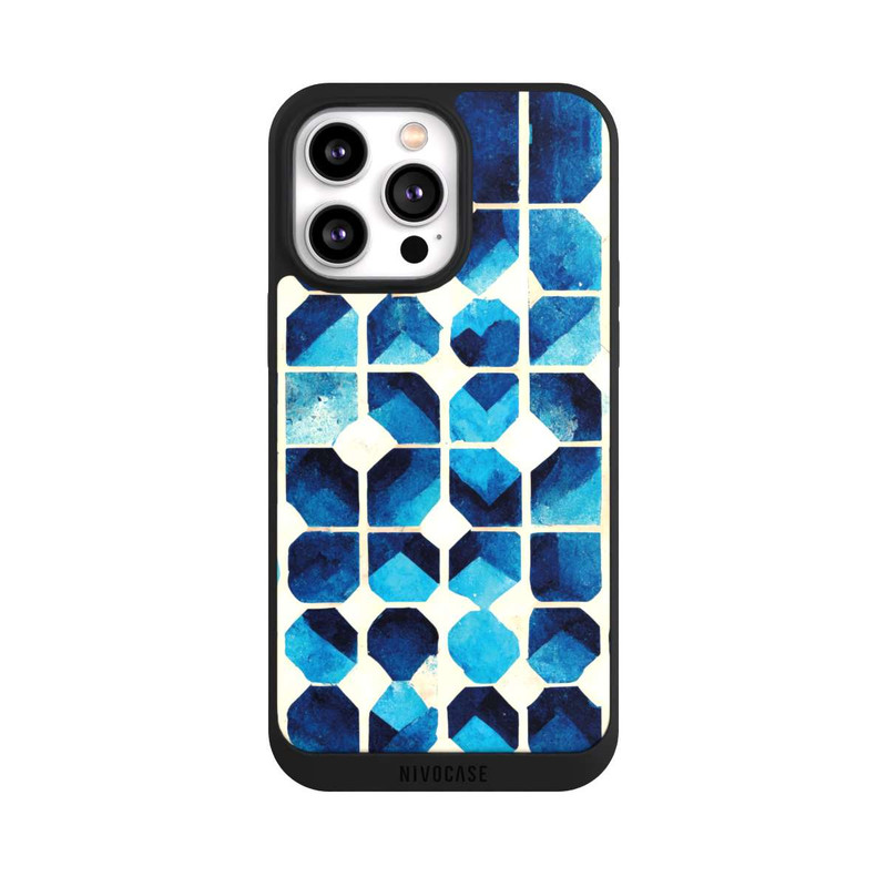 iPhone 14 Pro Max NIVOpure Blaues Muster