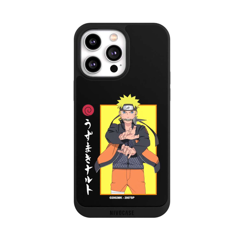 iPhone 14 Pro Max NIVOpure Naruto Kampfposition Schwarz