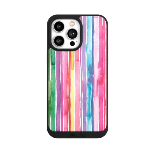 Apple iPhone 14 Pro Max NIVOpure Camouflage Rainbow Stripes