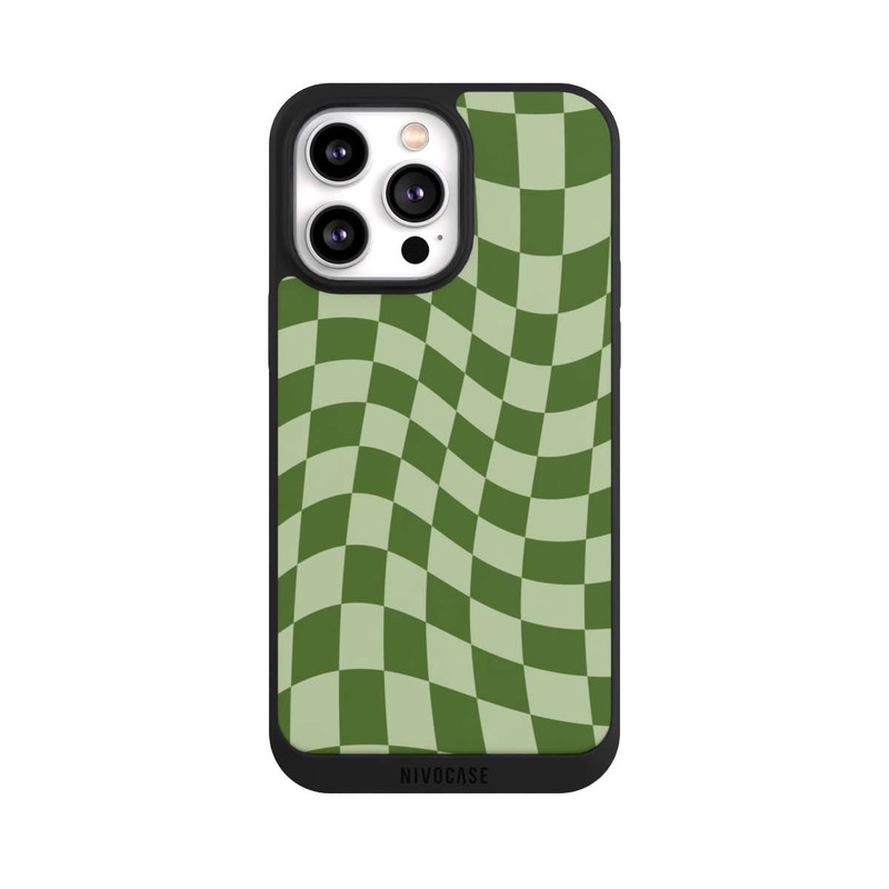iPhone 14 Pro Max NIVOpure Checkerboard green