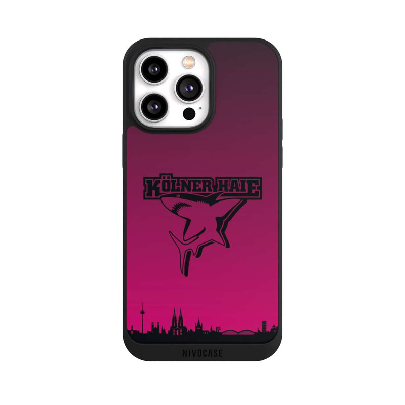 iPhone 14 Pro Max NIVOpure Kölner Haie Skyline Pink