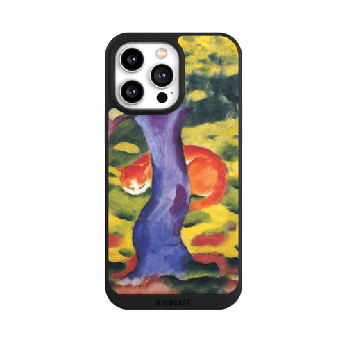 Apple iPhone 14 Pro Max NIVOpure Cat Behind Tree by Franz Marc