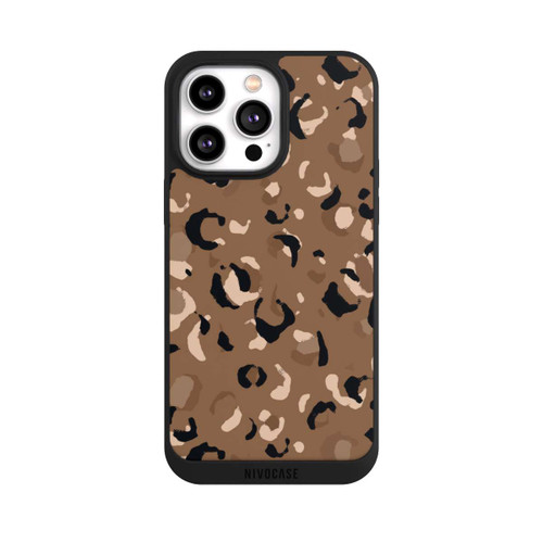 Apple iPhone 14 Pro Max NIVOpure Leo Muster Braun