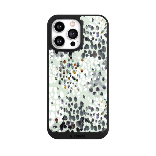 Apple iPhone 14 Pro Max NIVOpure Modern Splash Pattern on Green