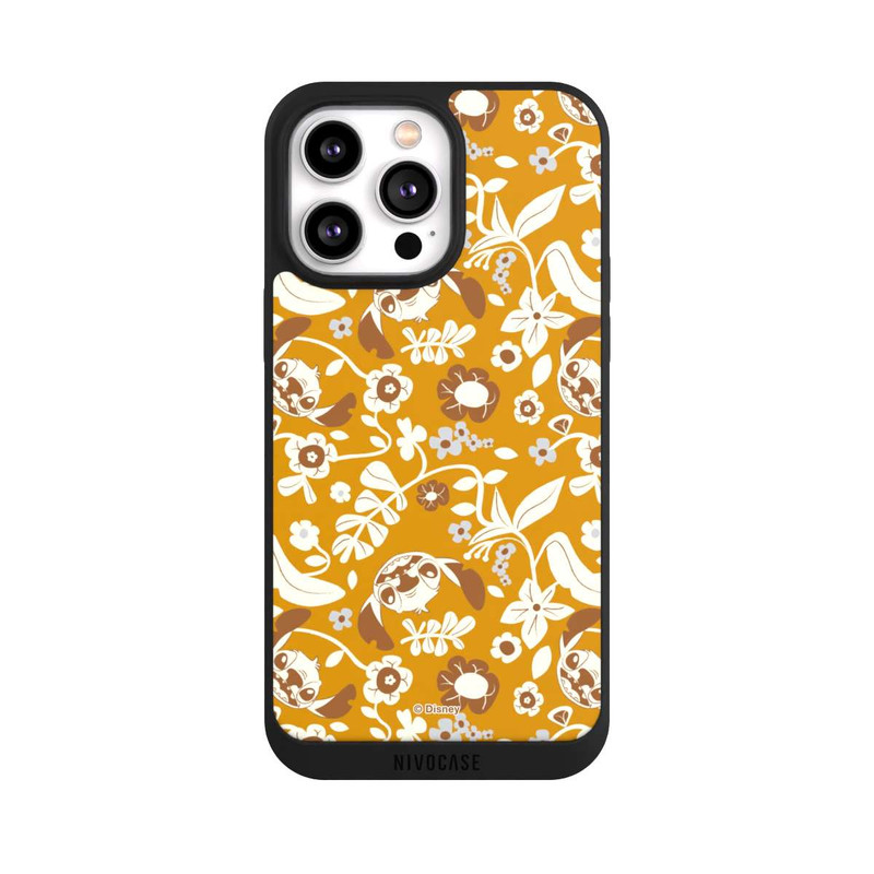 iPhone 14 Pro Max NIVOpure Stitch Floral Mustard Pattern