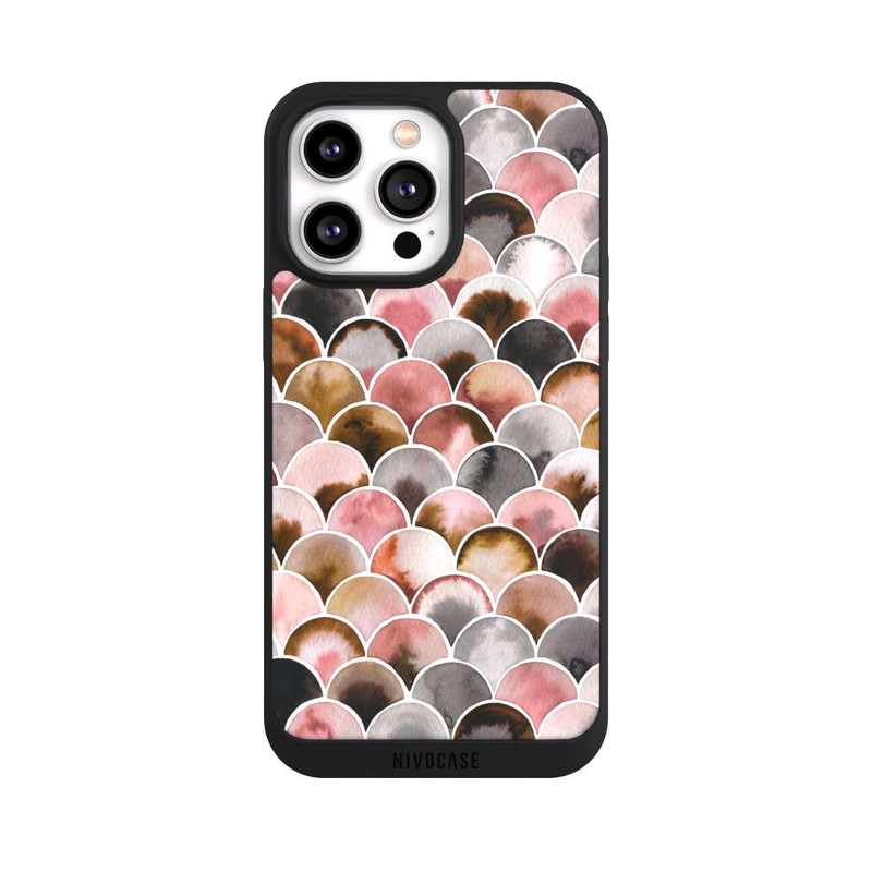iPhone 14 Pro Max NIVOpure Japandi Scales Pink Brown