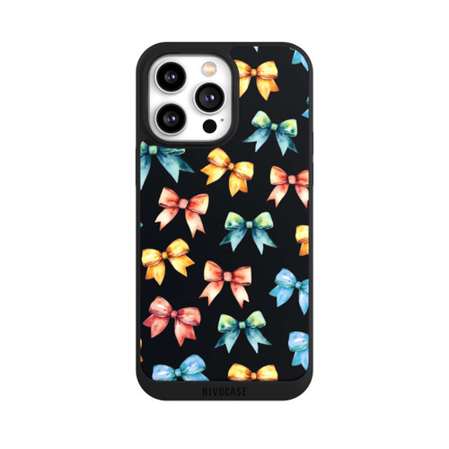 Apple iPhone 14 Pro Max NIVOpure Rainbow Bows Black
