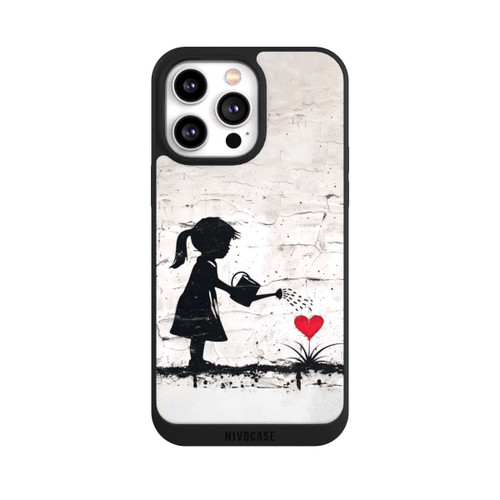 Apple iPhone 14 Pro Max NIVOpure Girl Watering Bunch of Flowers 