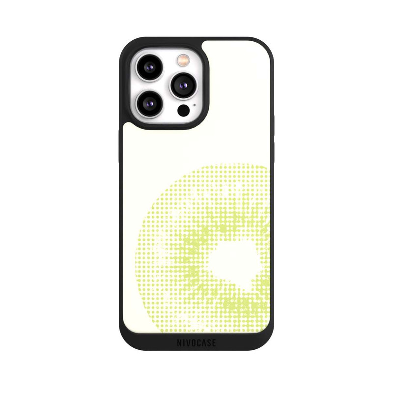 iPhone 14 Pro Max NIVOpure Kiwi Grid Pixel Art