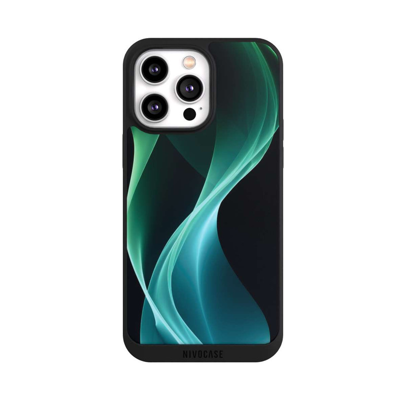 iPhone 14 Pro Max NIVOpure Green Modern Background