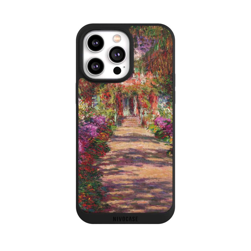 iPhone 14 Pro Max NIVOpure Eine Allee in Monets Garten in Giverny by Claude Monet