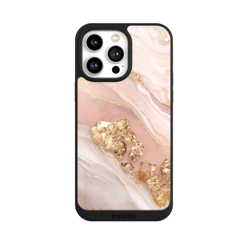 iPhone 14 Pro Max NIVOpure Eleganz Gold Marmor