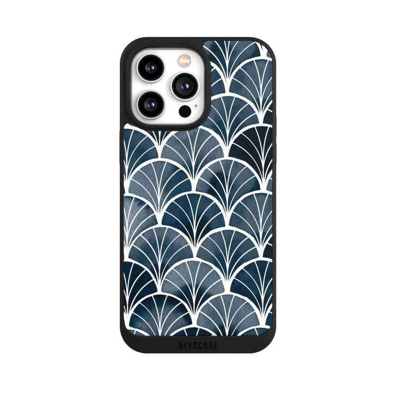 iPhone 14 Pro Max NIVOpure Botanical Breeze Art Deco Grey
