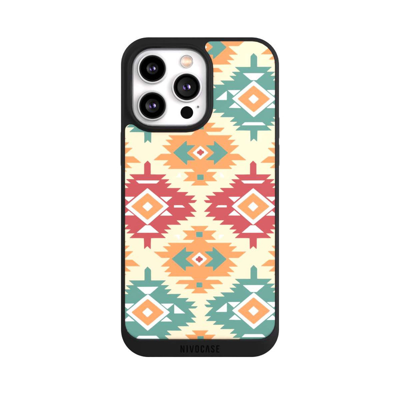 iPhone 14 Pro Max NIVOpure Modern Tribal Boho Aztec Geometric Design 1