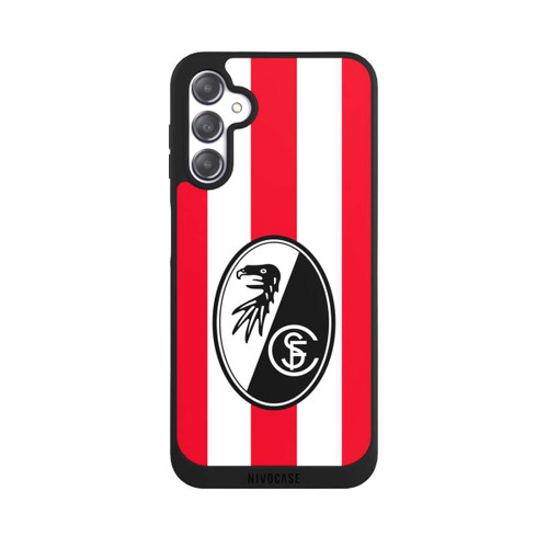 Samsung Galaxy A14 5G NIVOpure SC Freiburg - Rot Gestreift