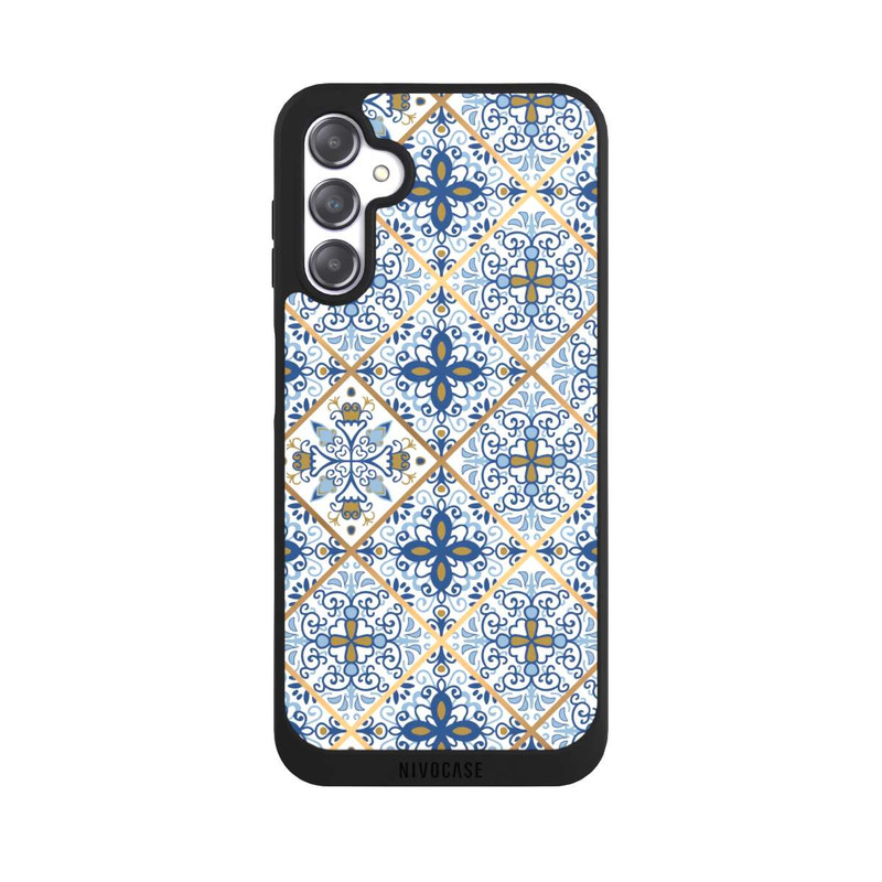 Galaxy A14 5G NIVOpure Mosaik Blau-Gold Look