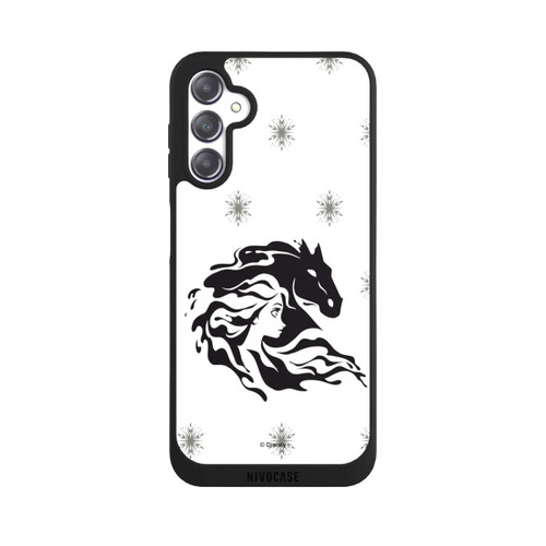 Samsung Galaxy A14 5G NIVOpure Elsa Waterhorse Eiskönigin 2 black and white