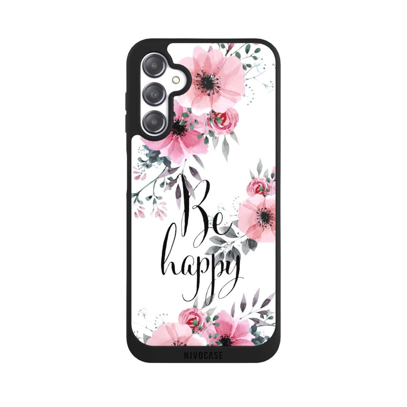 Galaxy A14 5G NIVOpure Be Happy Blumen