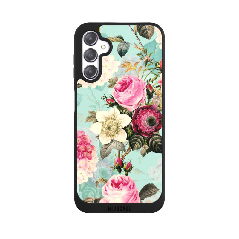 Galaxy A14 5G NIVOpure Türkisfarbene Rosentapete
