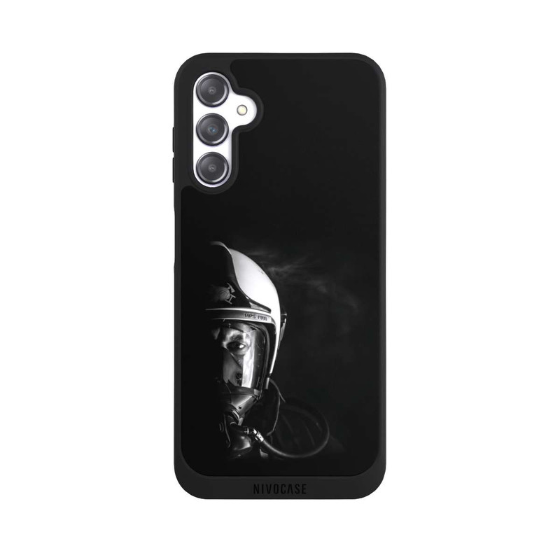 Galaxy A14 5G NIVOpure Feuerwehrmann Nahaufnahme Schwarz